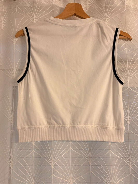 Datch Court Sans Manches Blanc - Minimaliste & Sensuel