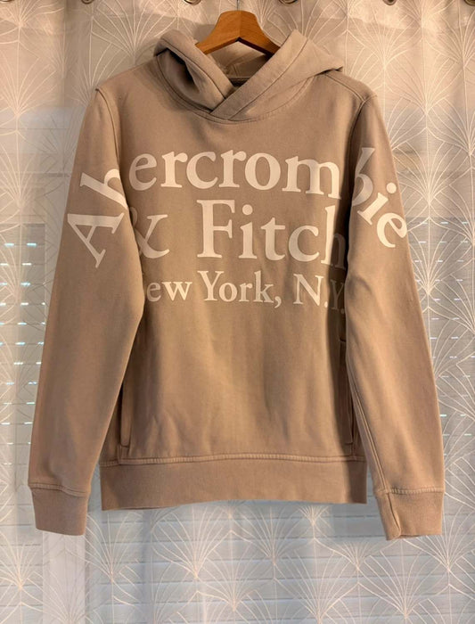 🤎 Felpa con Cappuccio Abercrombie & Fitch Beige - Preppy & Confortevole