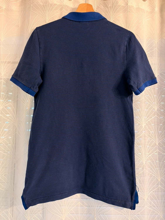 🎾🔵 Polo Nike "CG" à Rayures Bleu/Noir - Sportif & Féminin