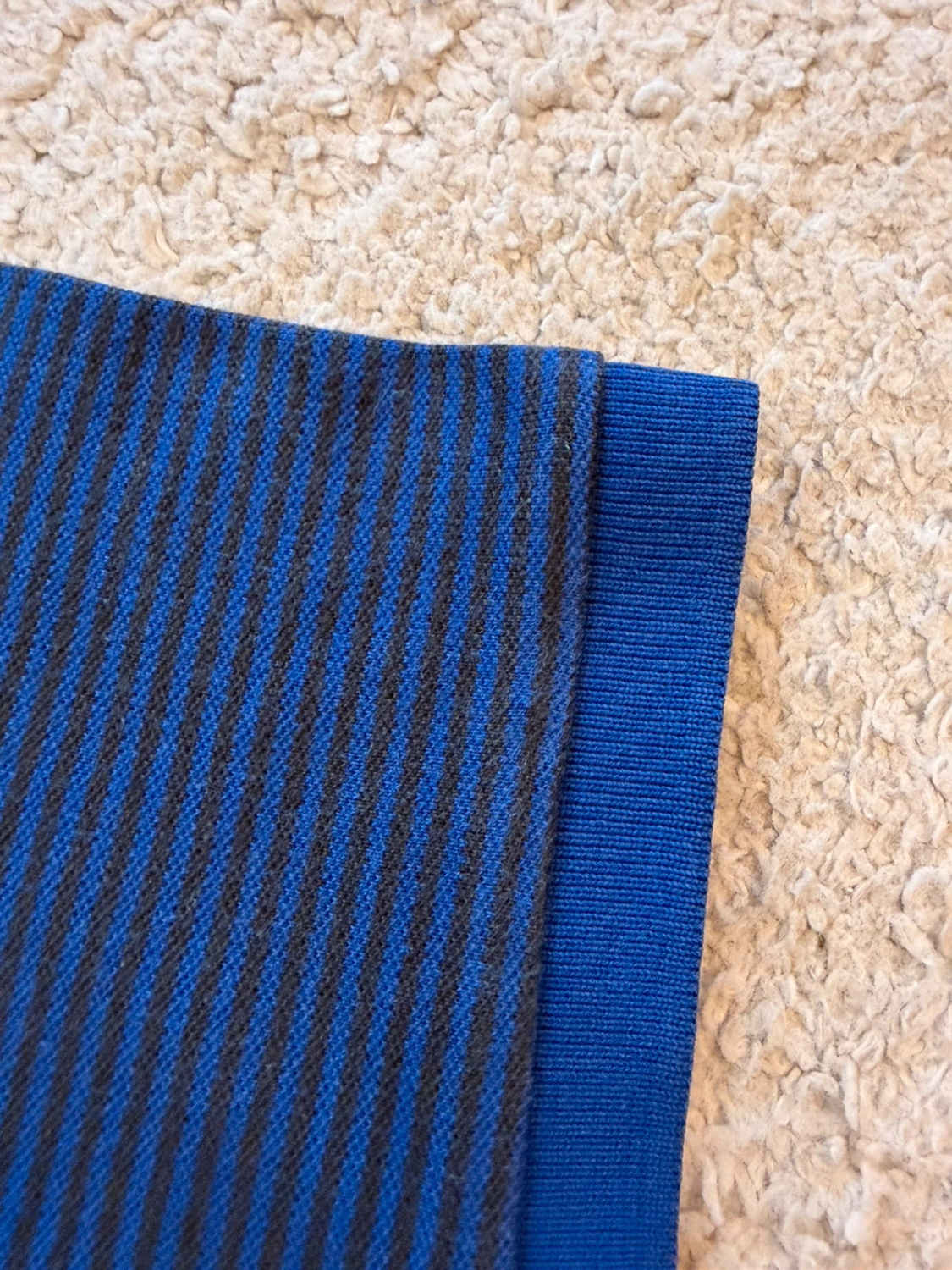 🎾🔵 Polo Nike "CG" à Rayures Bleu/Noir - Sportif & Féminin