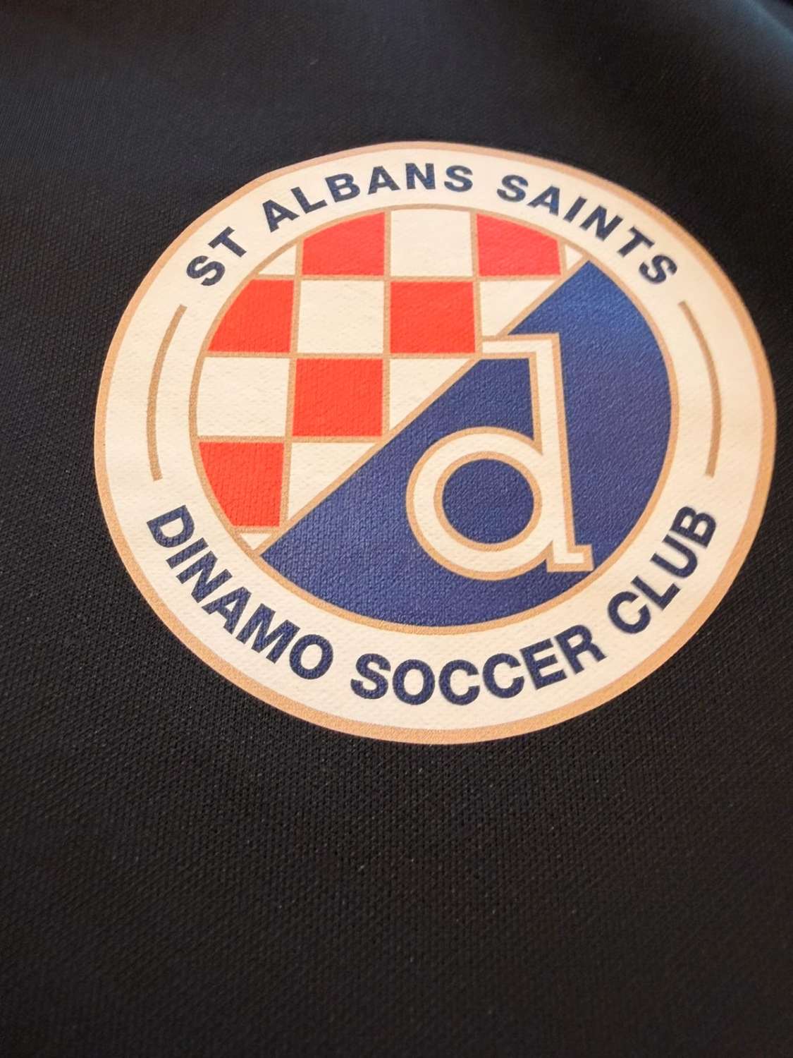 🔴 Pull Nike Dri-FIT Dinamo Soccer Club St Albans Saints Noir - Fan Officiel