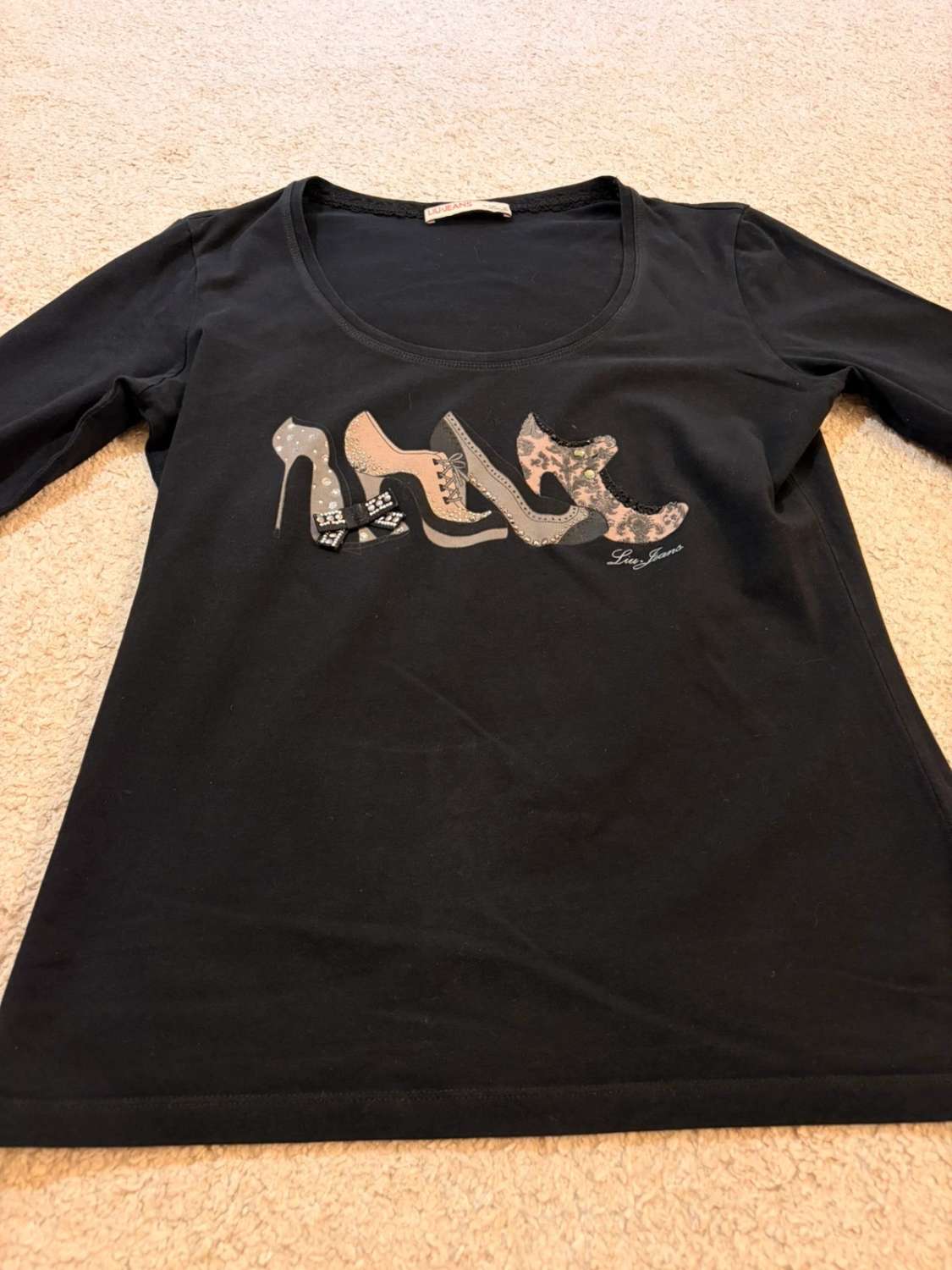 Blouse Liu Jeans Noir - Coupe Ajustée & Sensuelle