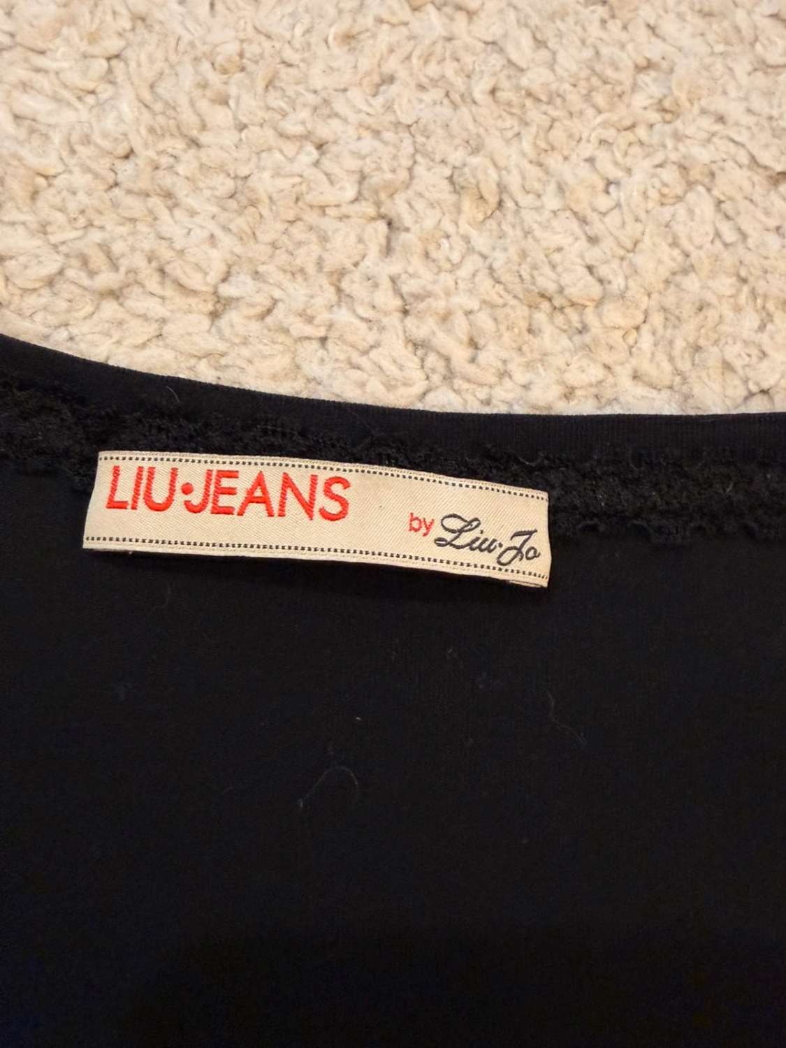Blouse Liu Jeans Noir - Coupe Ajustée & Sensuelle
