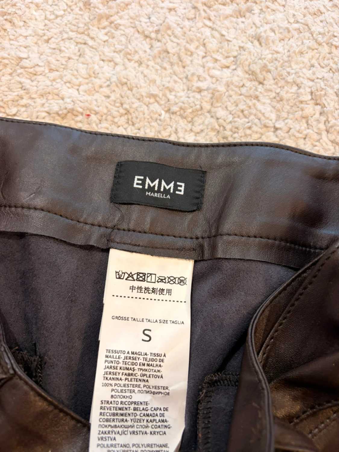 Pantalon Emme Marella Marron - Taille S