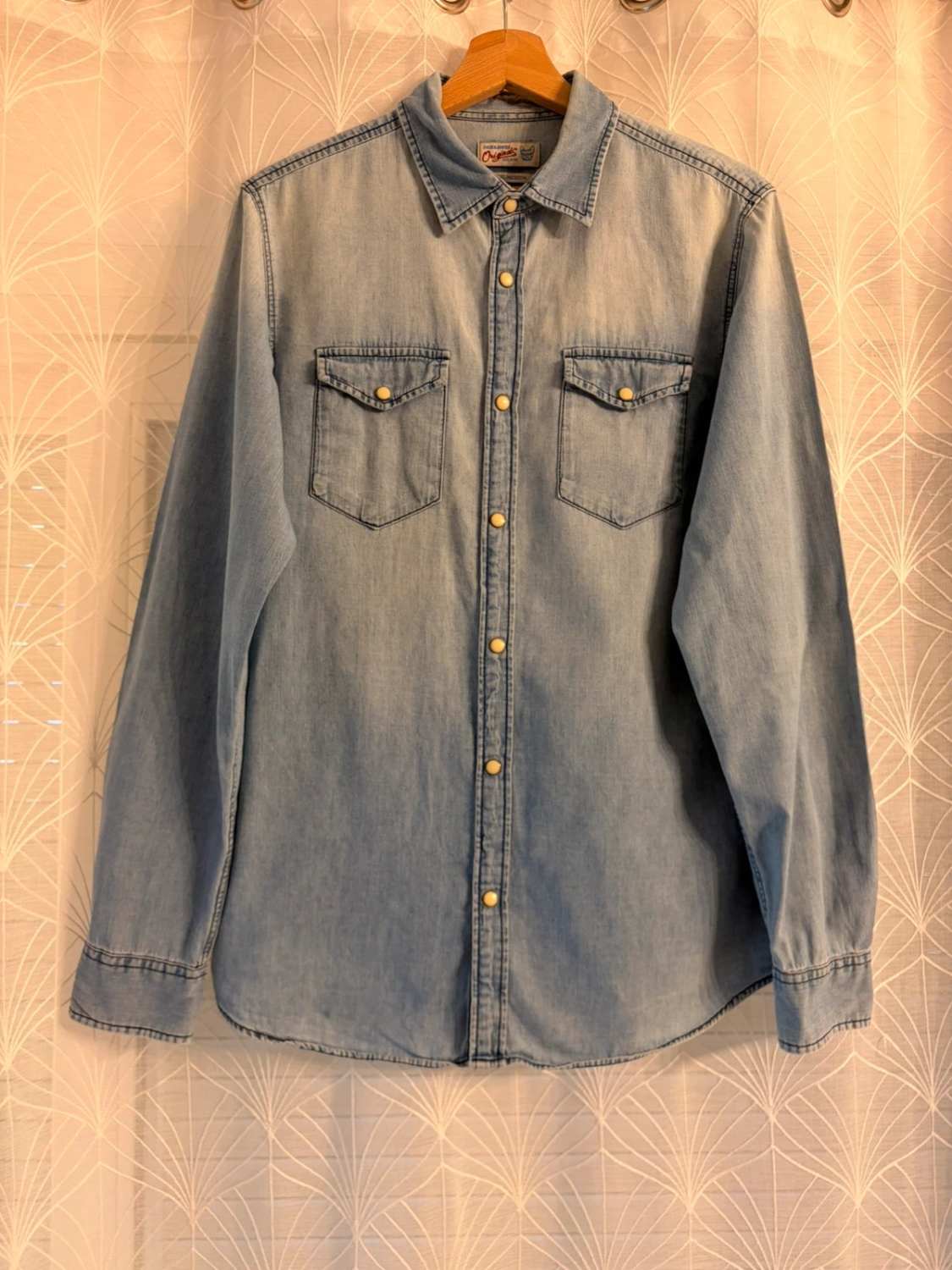 Chemise Jack & Jones Originals en Jean Bleu Clair