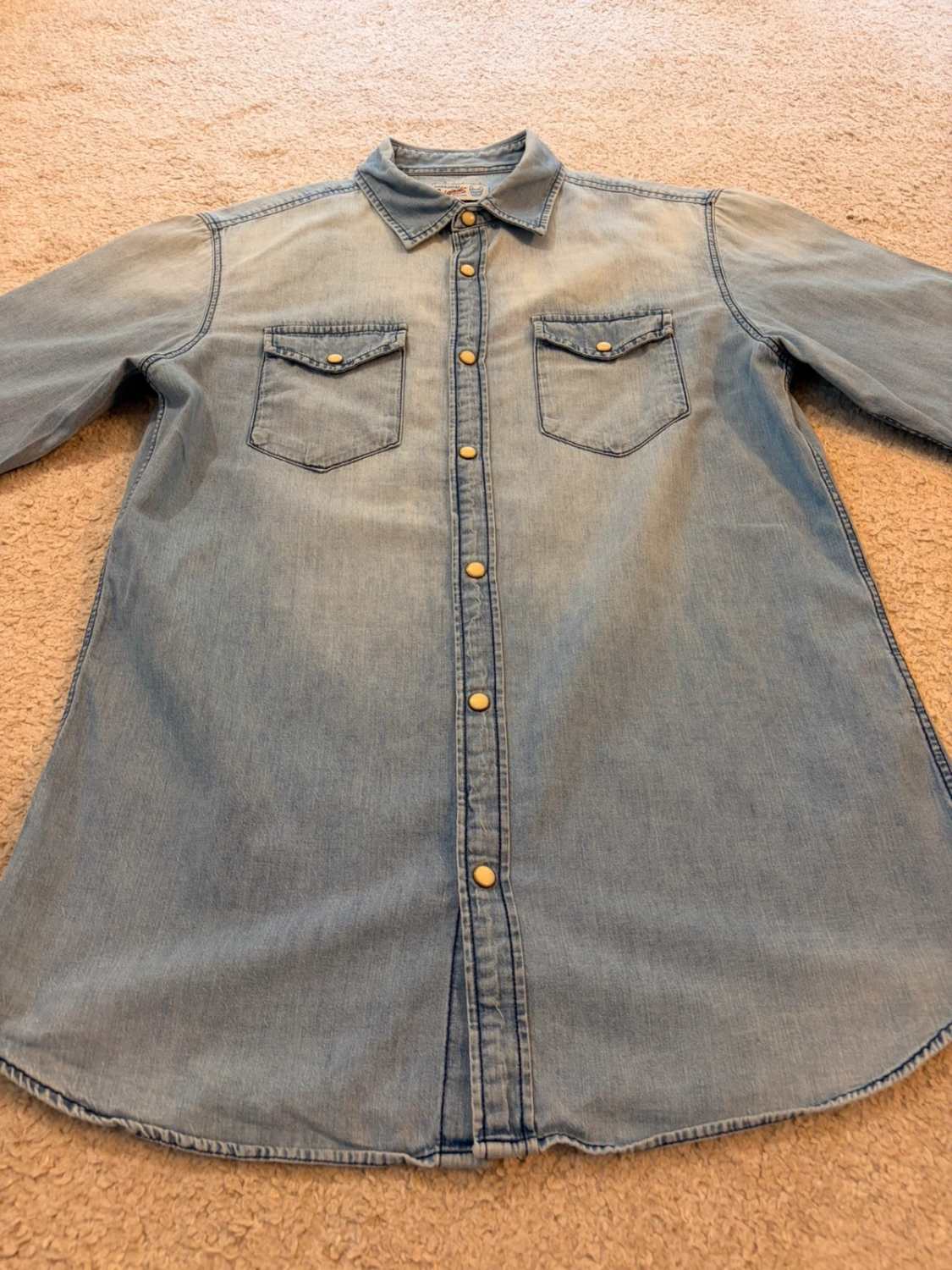 Chemise Jack & Jones Originals en Jean Bleu Clair