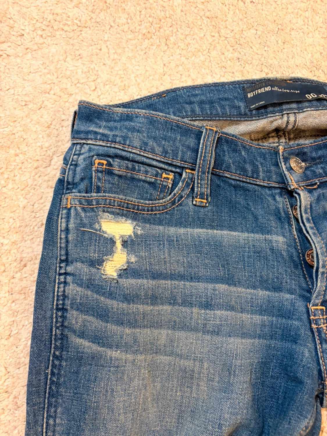 Jeans Hollister Boyfriend - Taille W23