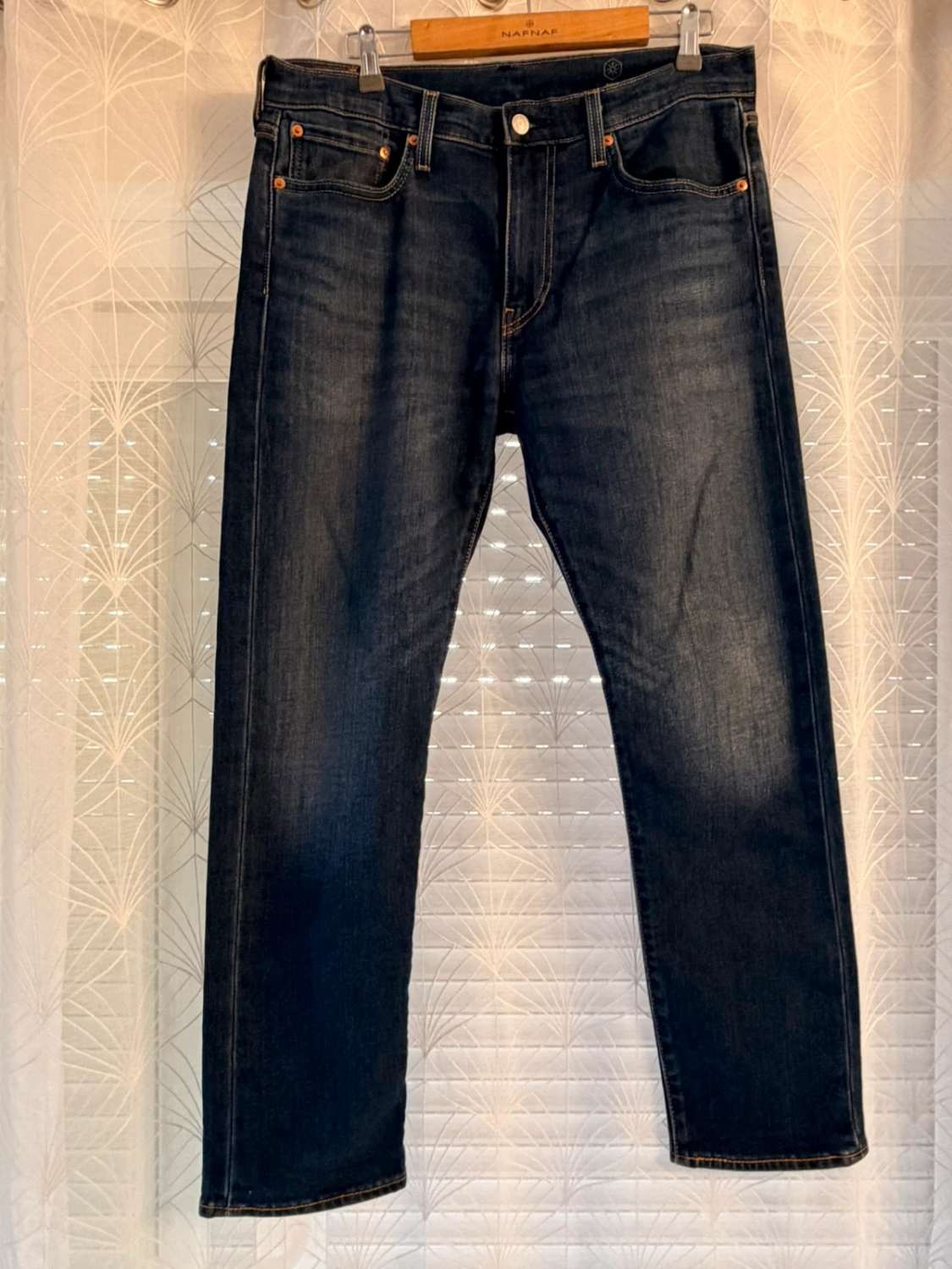 👖 Jeans Levi’s Premium "Warm Waterless" Marine - Technologie Éco & Confort