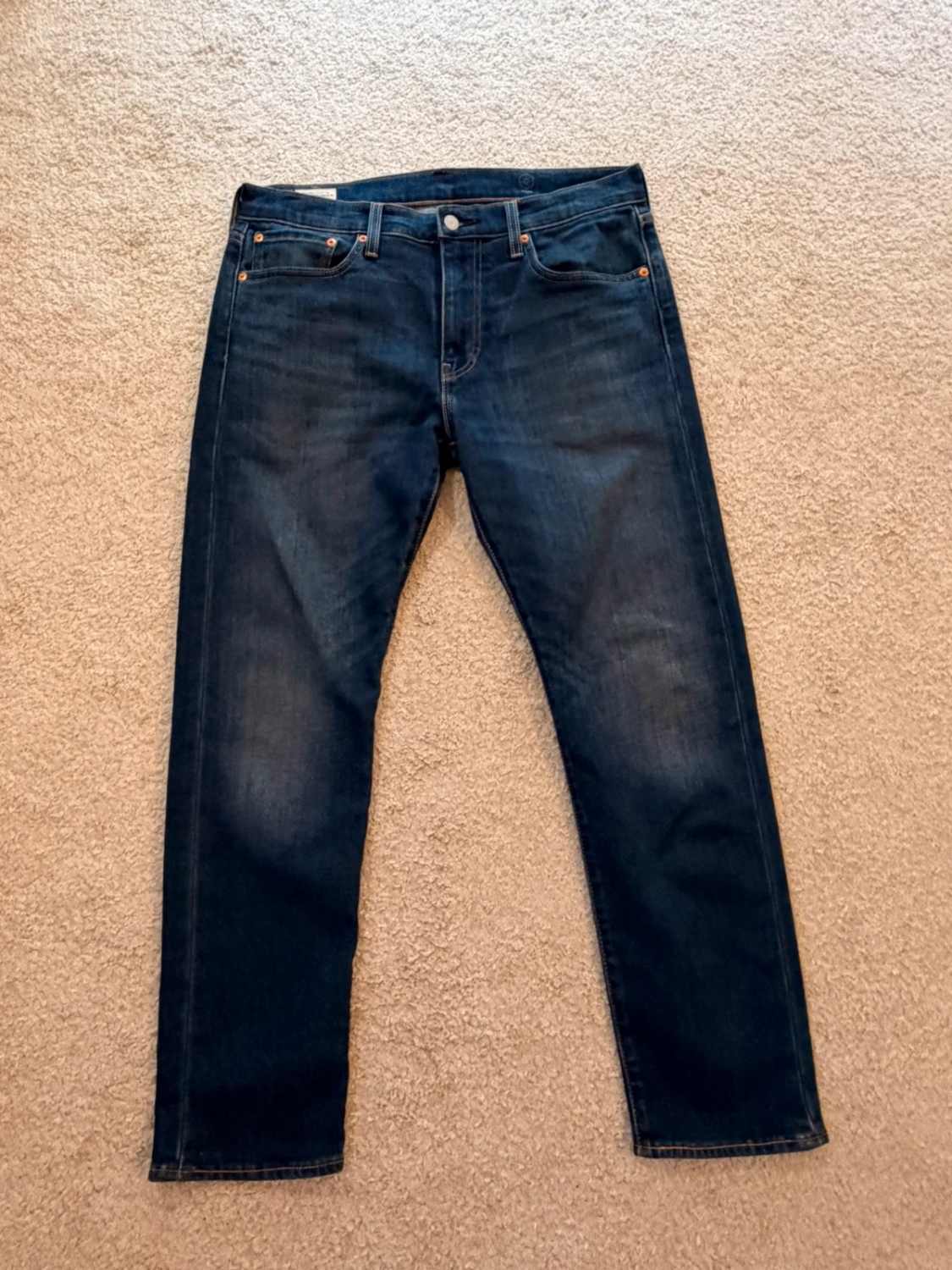 👖 Jeans Levi’s Premium "Warm Waterless" Marine - Technologie Éco & Confort