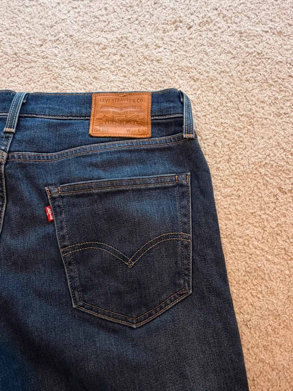 👖 Jeans Levi’s Premium "Warm Waterless" Marine - Technologie Éco & Confort