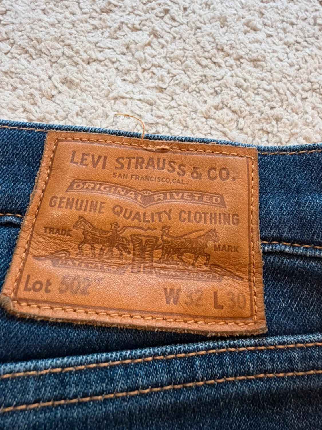 👖 Jeans Levi’s Premium "Warm Waterless" Marine - Technologie Éco & Confort