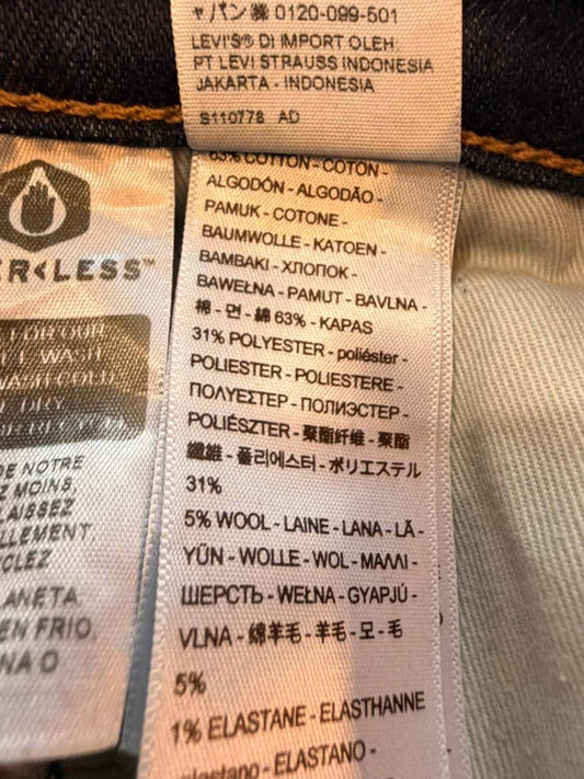 👖 Jeans Levi’s Premium "Warm Waterless" Marine - Technologie Éco & Confort