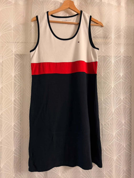 Tunique Tommy Hilfiger Sans Manches Marine/Rouge/Blanc - Élégante & Confortable