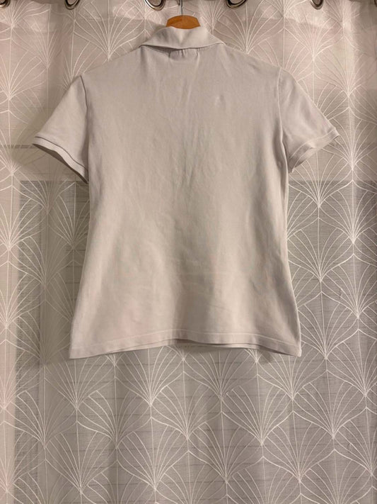 🤍Polo Lacoste Slim Fit Blanco - Elegancia Atemporal