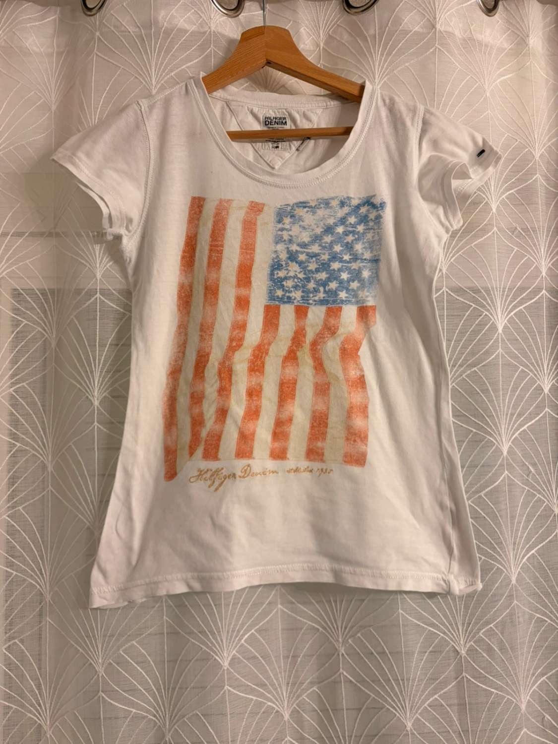 T-shirt Hilfiger Denim Imprimé Blanc - Casual & Chic