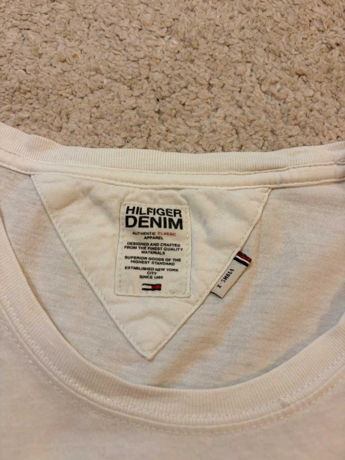 T-shirt Hilfiger Denim Imprimé Blanc - Casual & Chic