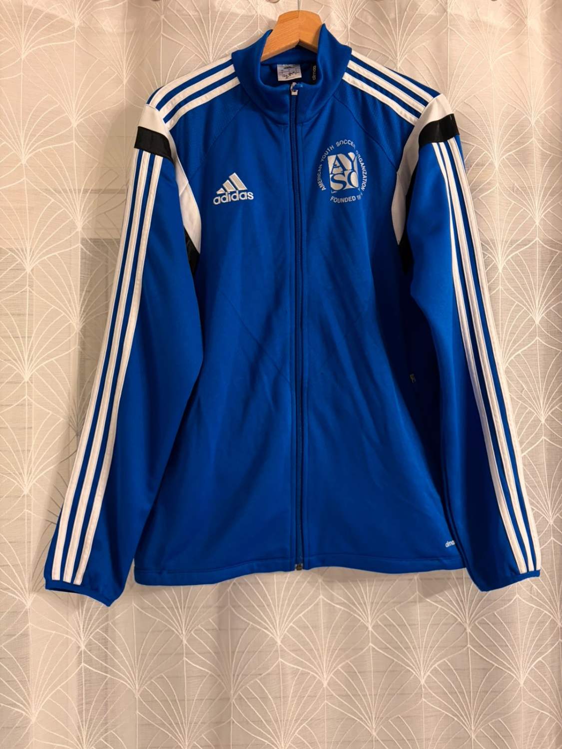 🔴 Veste Adidas AYSO Bleu/Rouge