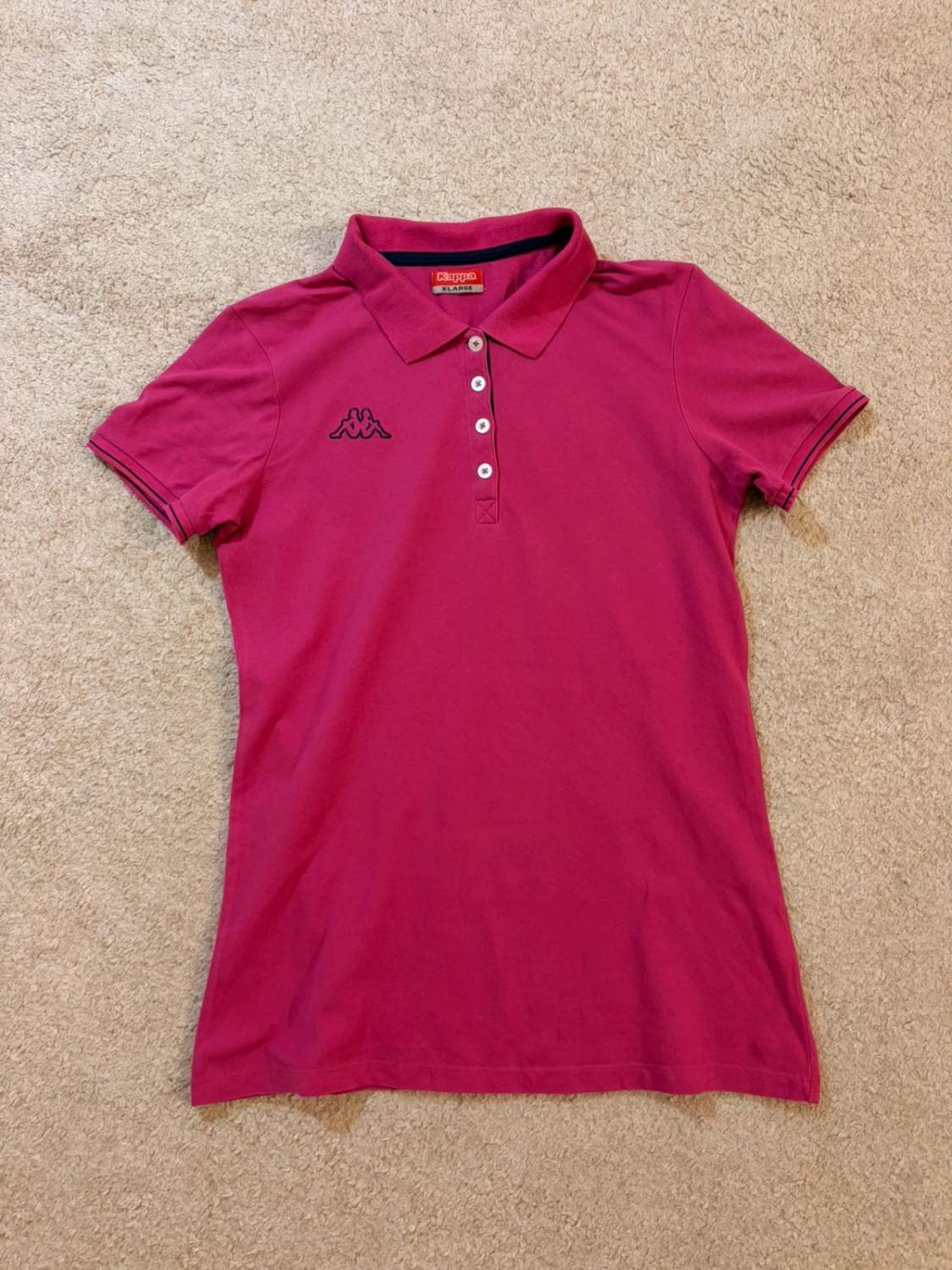 💖👕 Polo Kappa XL Fuchsia - Coloré & Confortable