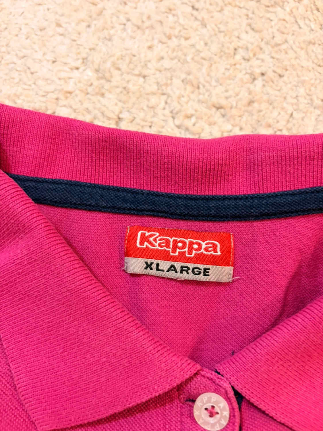 💖👕 Polo Kappa XL Fuchsia - Coloré & Confortable
