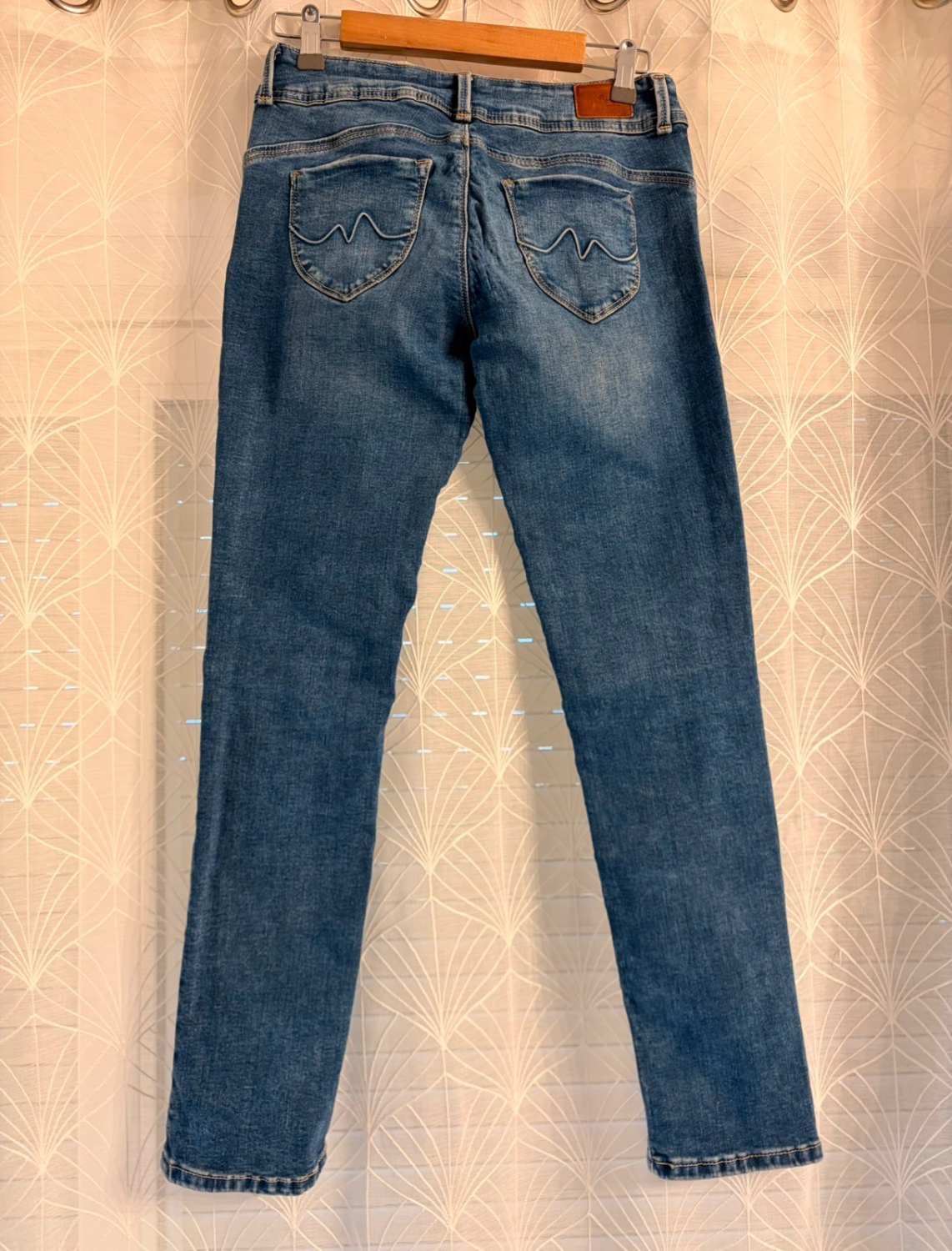 Jeans Pepe Jeans "Newbrooke" Slim Mid Waist Bleu - Taille W28