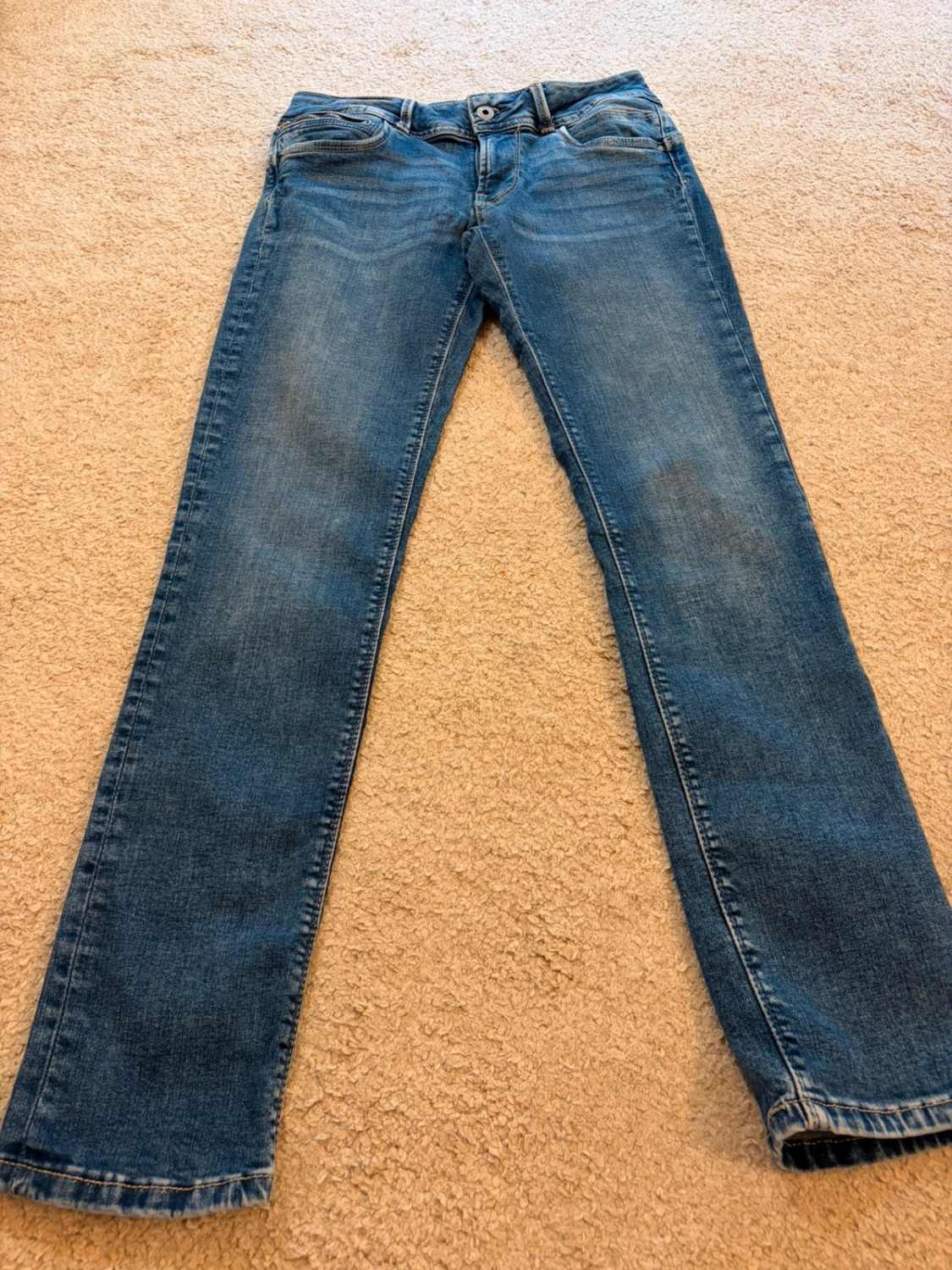Jeans Pepe Jeans "Newbrooke" Slim Mid Waist Bleu - Taille W28