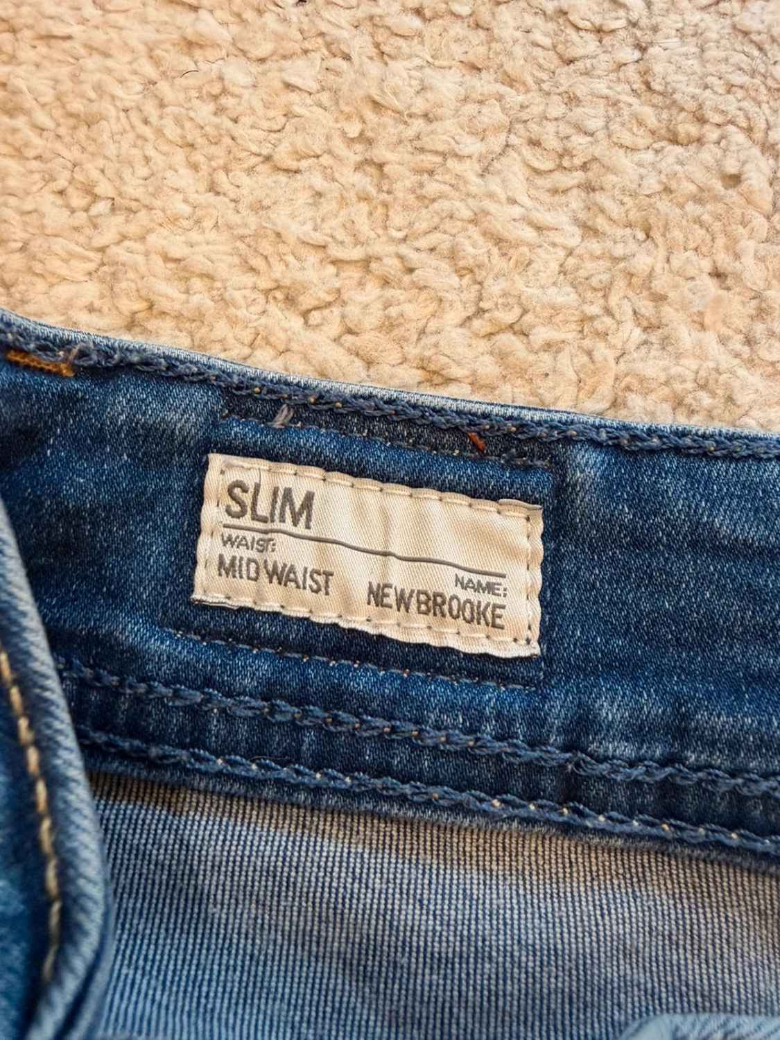 Jeans Pepe Jeans "Newbrooke" Slim Mid Waist Bleu - Taille W28