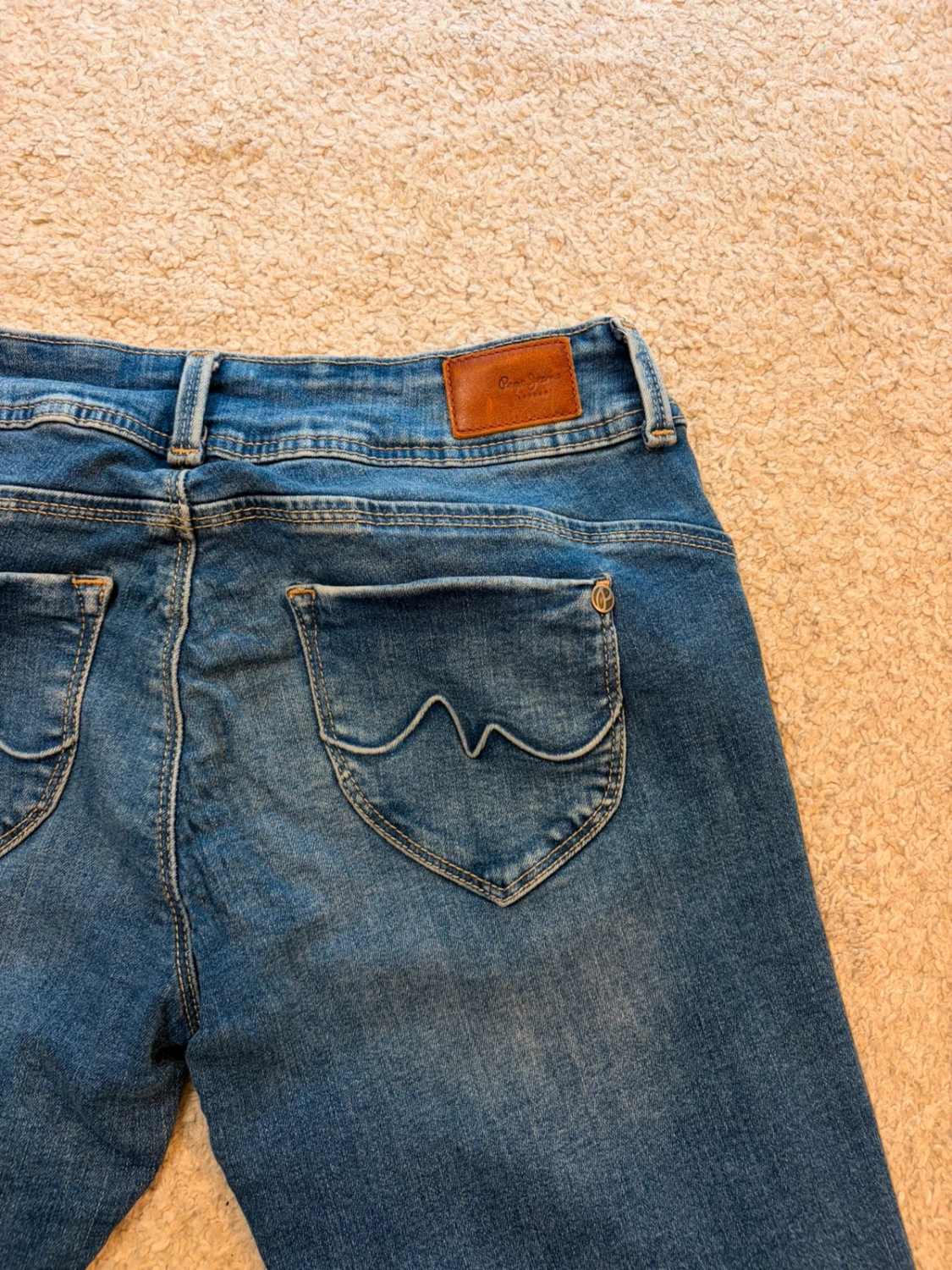 Jeans Pepe Jeans "Newbrooke" Slim Mid Waist Bleu - Taille W28