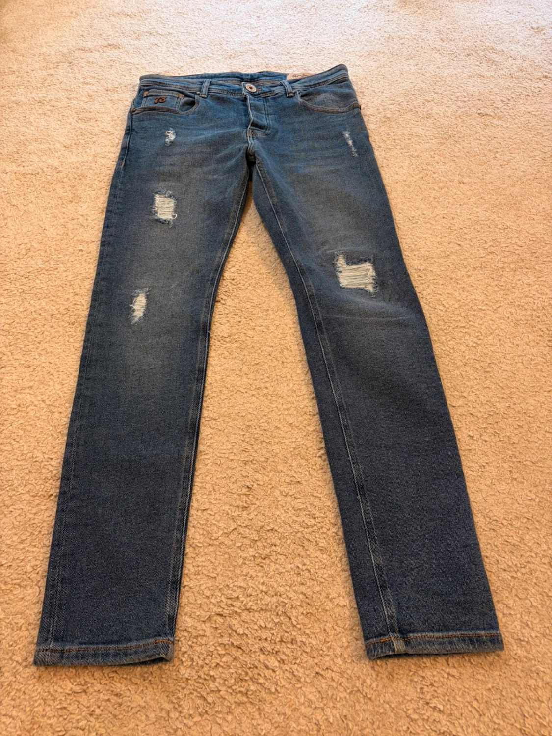 Jeans Pepe Jeans "Khakis & Twills" Troués Bleu - Taille W33