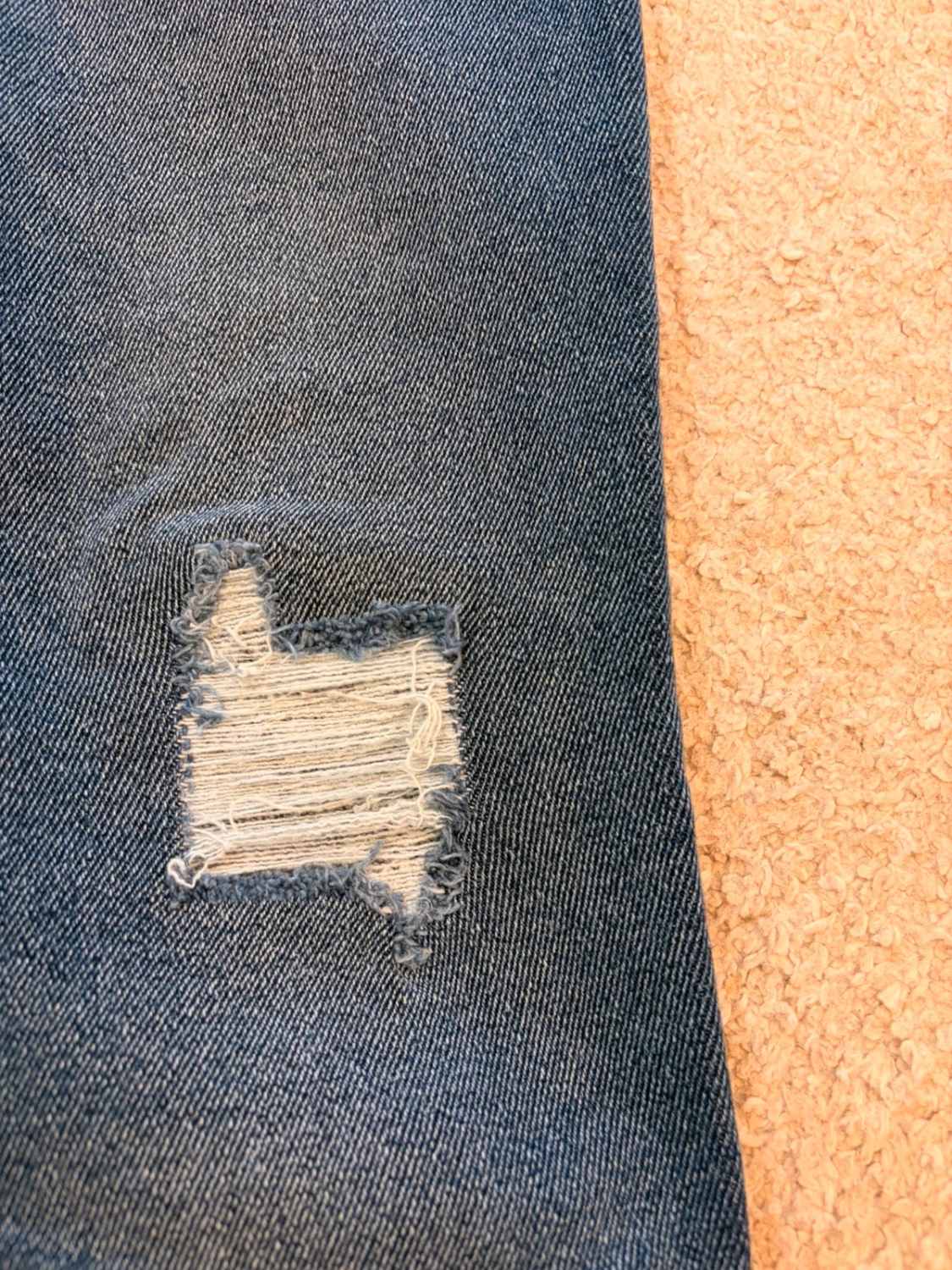 Jeans Pepe Jeans "Khakis & Twills" Troués Bleu - Taille W33
