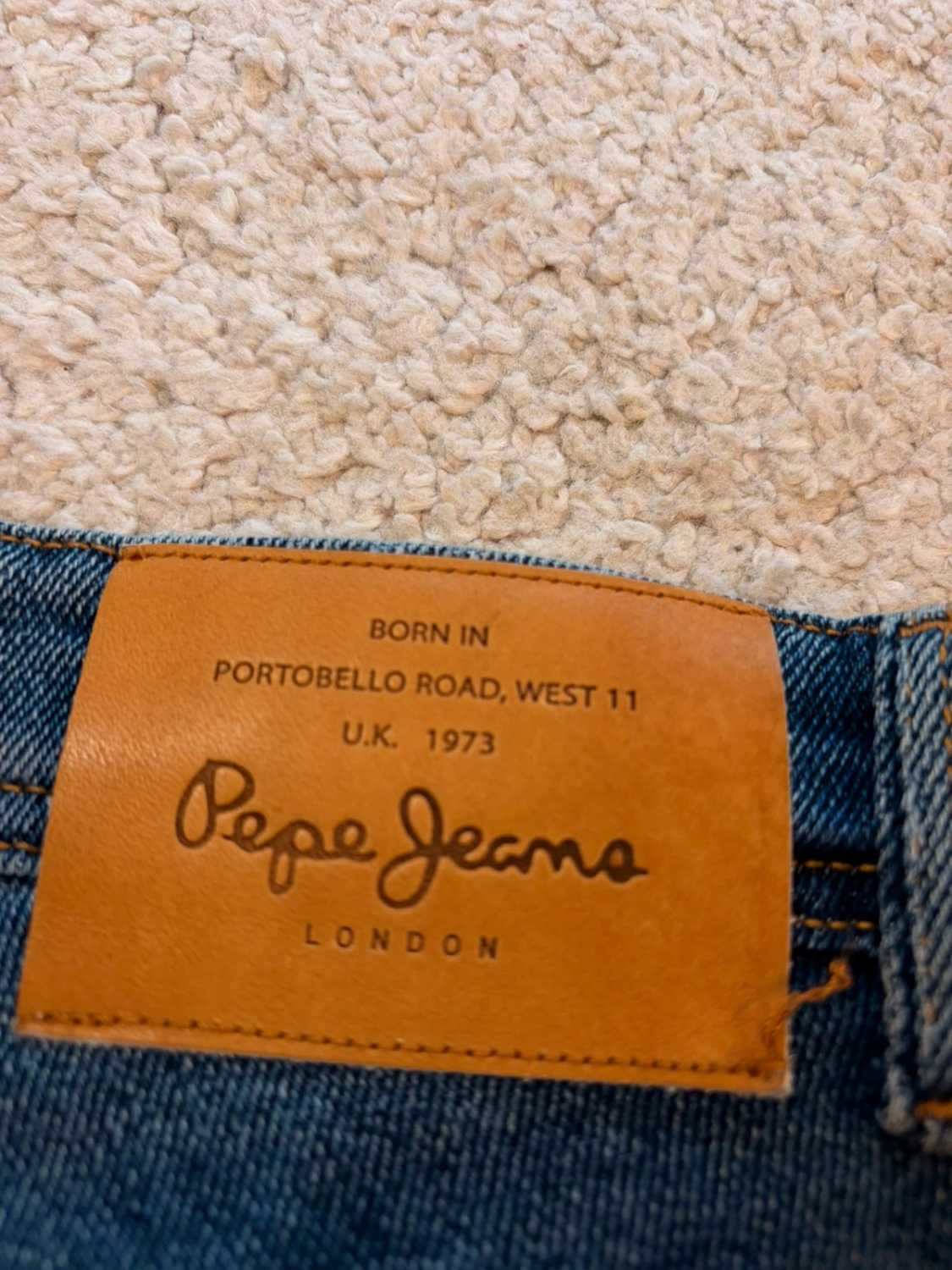 Jeans Pepe Jeans "Khakis & Twills" Troués Bleu - Taille W33