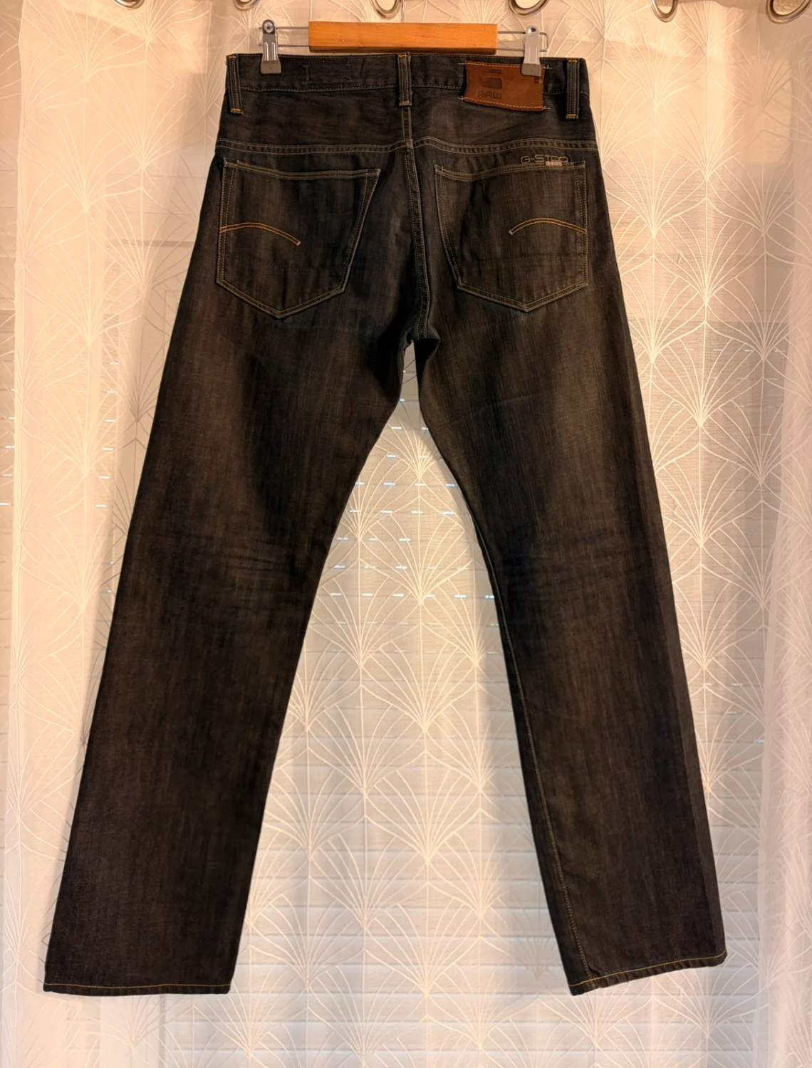 🔵 Jeans G-Star Raw 3301 Gris Foncé - Style Urbain & Moderne