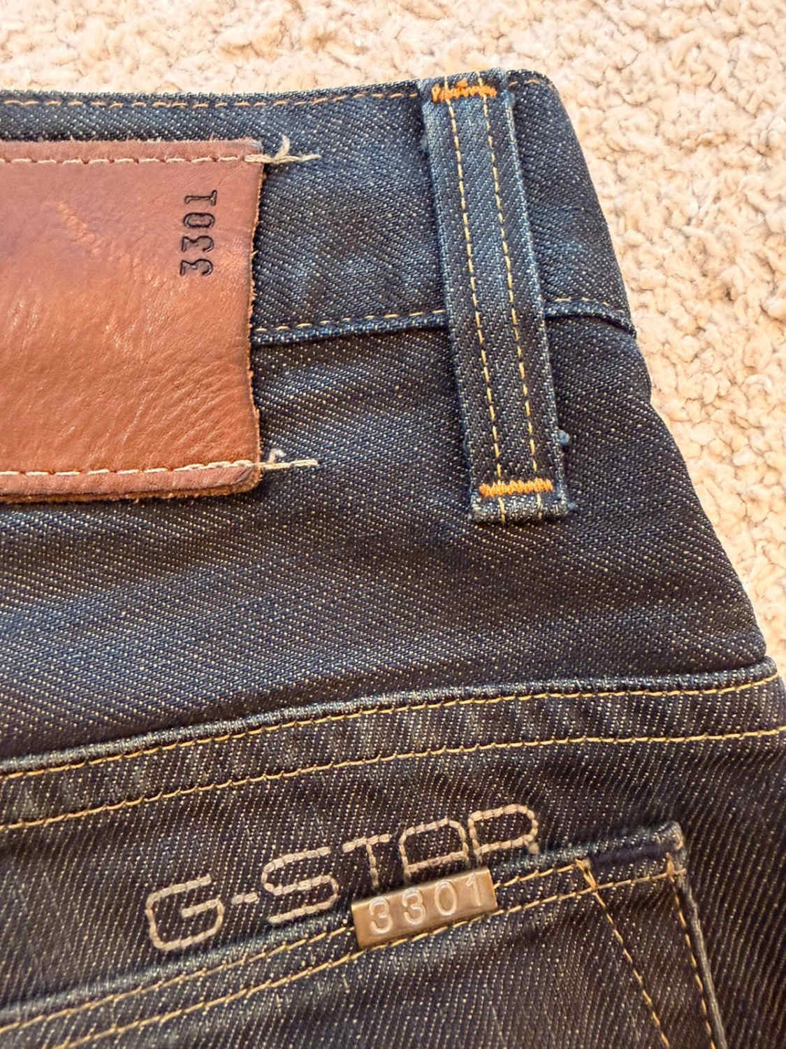 🔵 Jeans G-Star Raw 3301 Gris Foncé - Style Urbain & Moderne