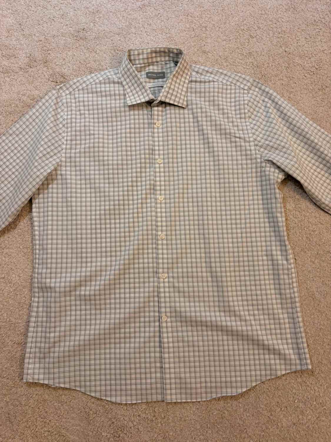 Camicia Michael Kors Airsoft Stretch a Quadri - Comfort & Eleganza