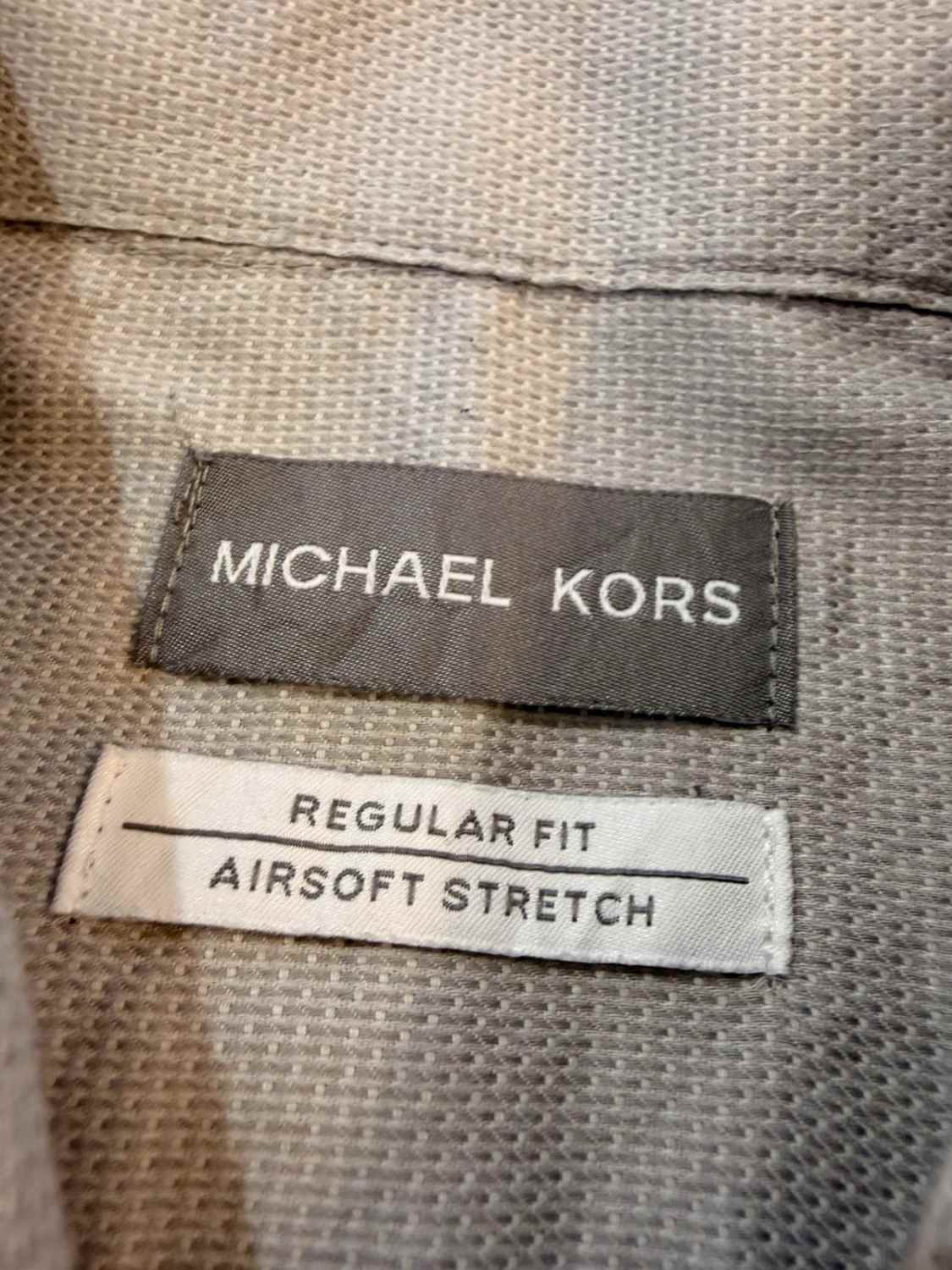 Camicia Michael Kors Airsoft Stretch Grigia - Comfort Intelligente