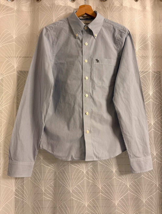 🔵 Chemise Abercrombie & Fitch à Rayures - Élégance Décontractée