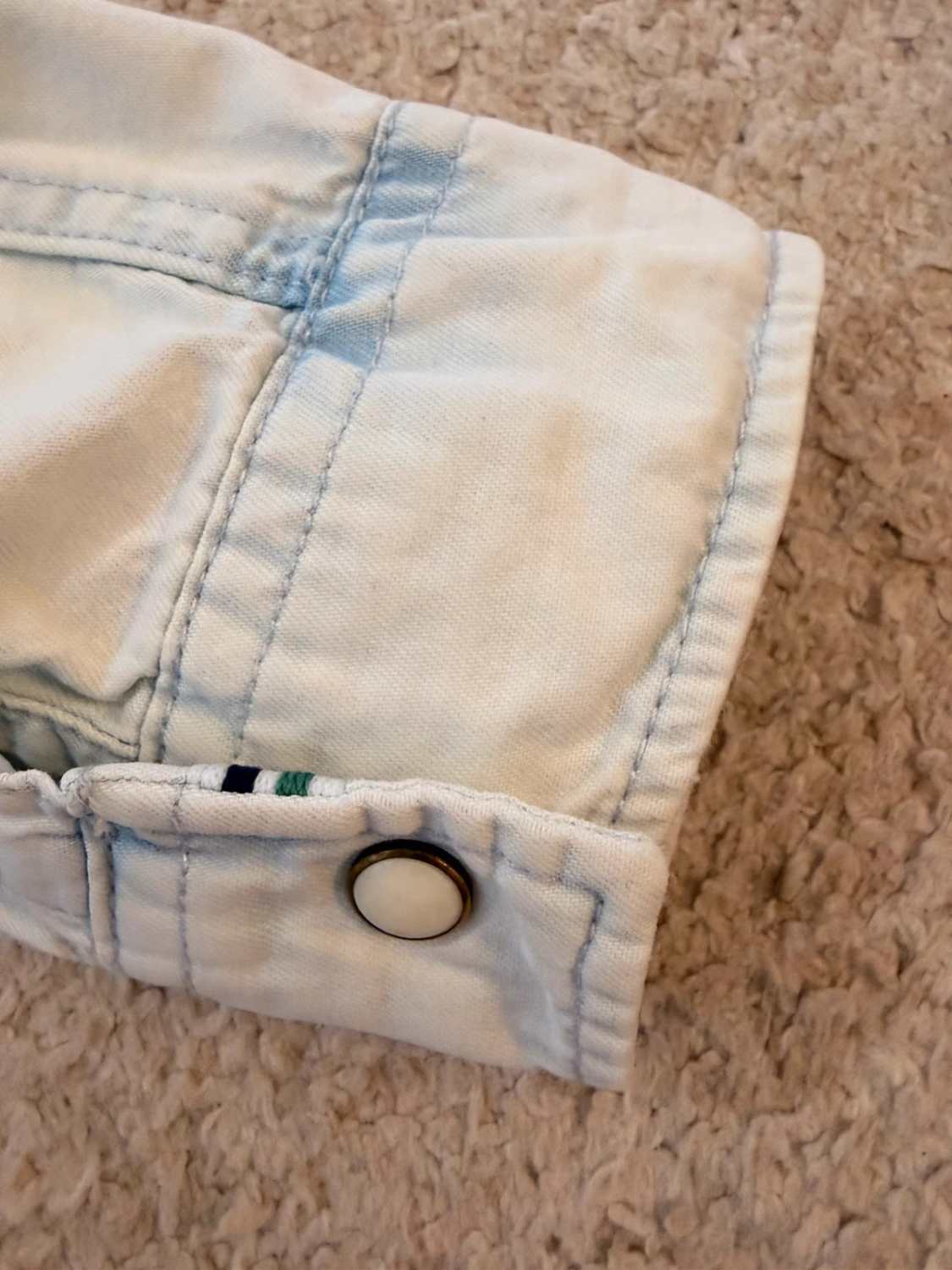 🔵👔 Chemise Tom Tailor Fitted en Jean Bleu Clair - Décontractée & Stylée