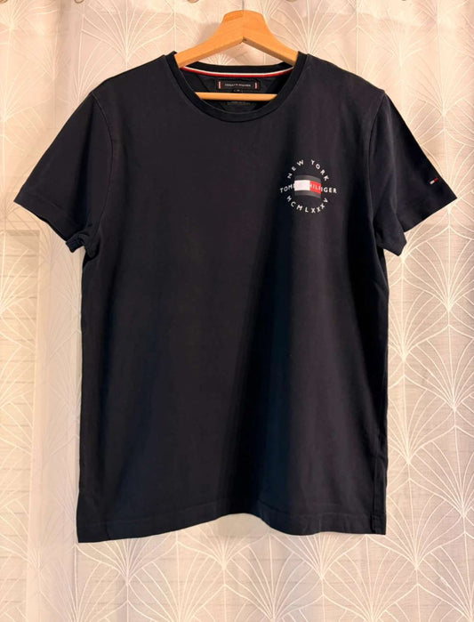 🌱 T-shirt Tommy Hilfiger Organic Coton Marine - Ecoresponsable & Basique