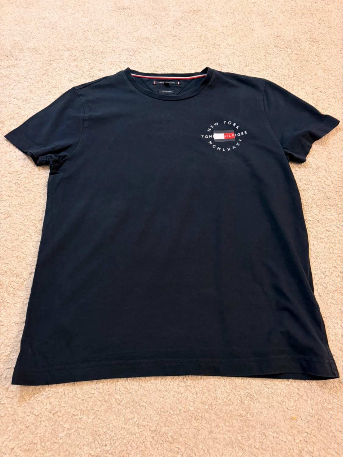 🌱 T-shirt Tommy Hilfiger Organic Coton Marine - Ecoresponsable & Basique