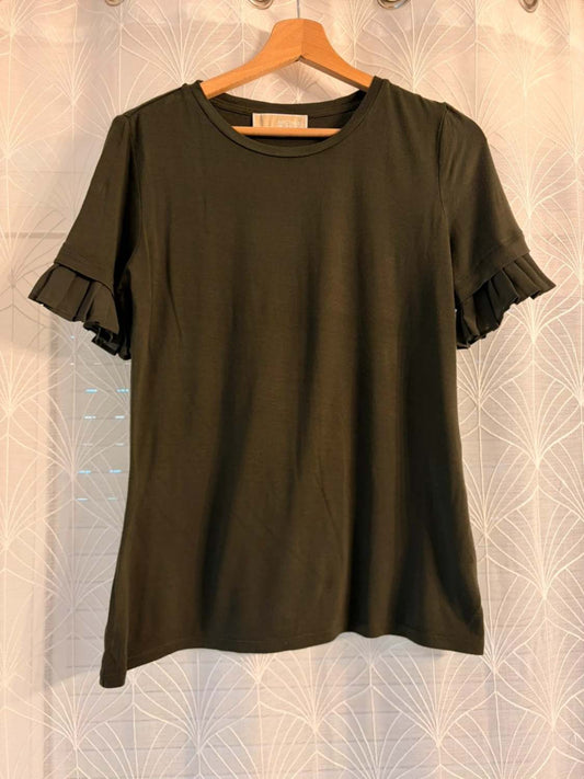 🪖 T-shirt Michael Kors Kaki - Minimaliste & Raffine