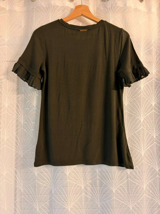 🪖 T-shirt Michael Kors Kaki - Minimaliste & Raffine