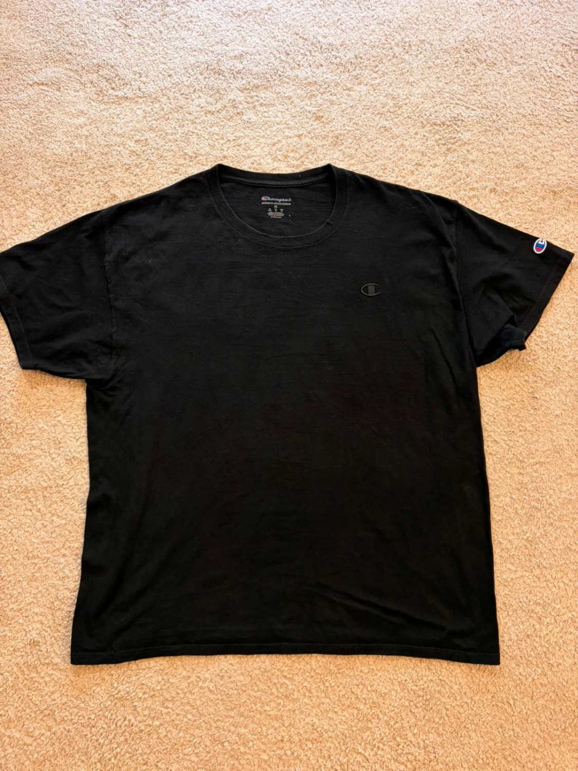 🖤🏆 T-shirt Champion Noir - Oversize & Confortable
