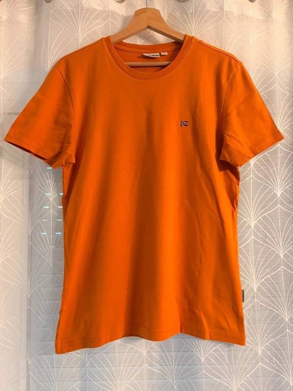 🌞T-shirt Napapijri orange- Original & Confortable