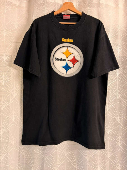 🏈 T-shirt NFL Steelers Imprime Noir - Fier Supporteur