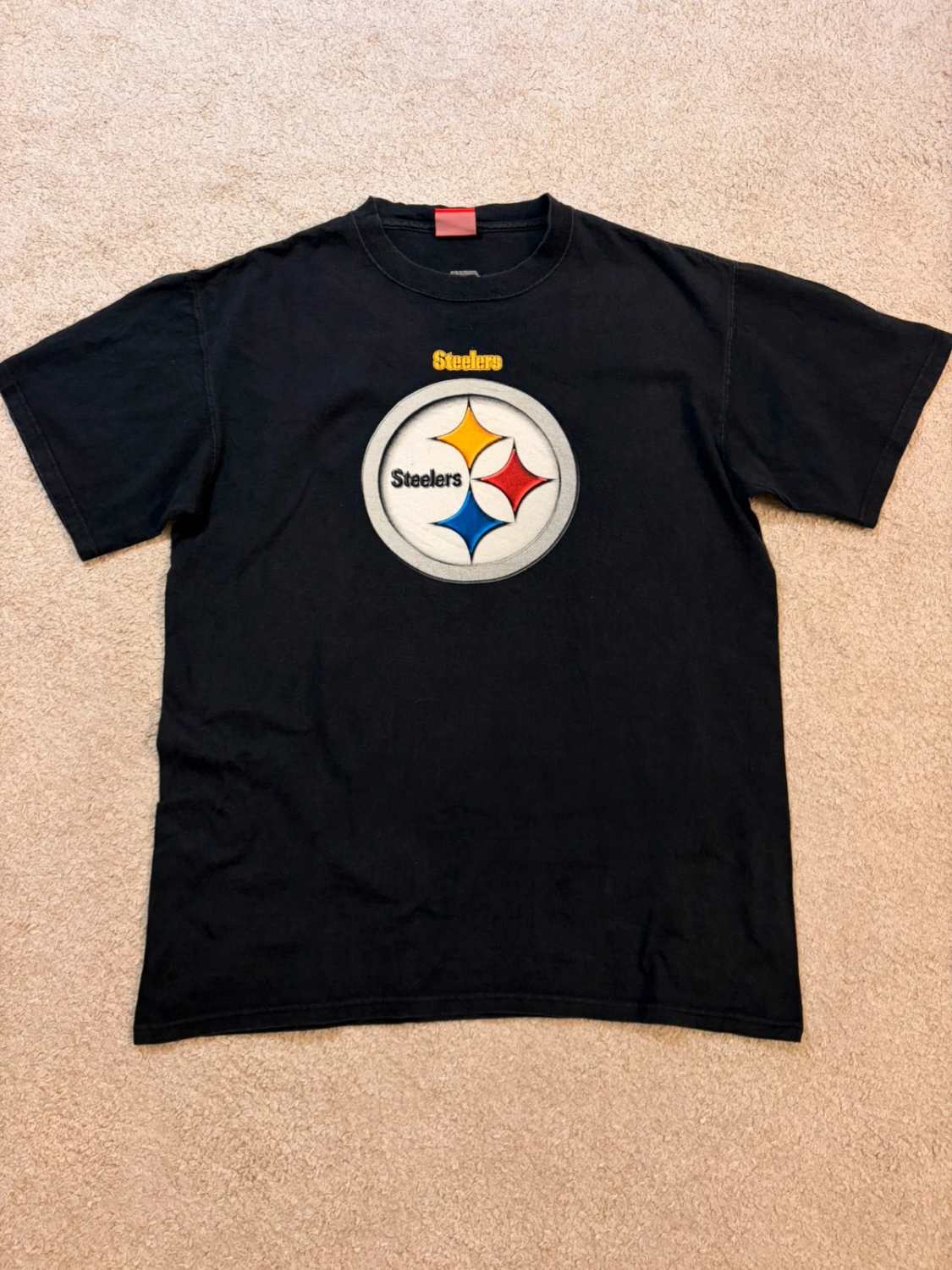 🏈 T-shirt NFL Steelers Imprime Noir - Fier Supporteur