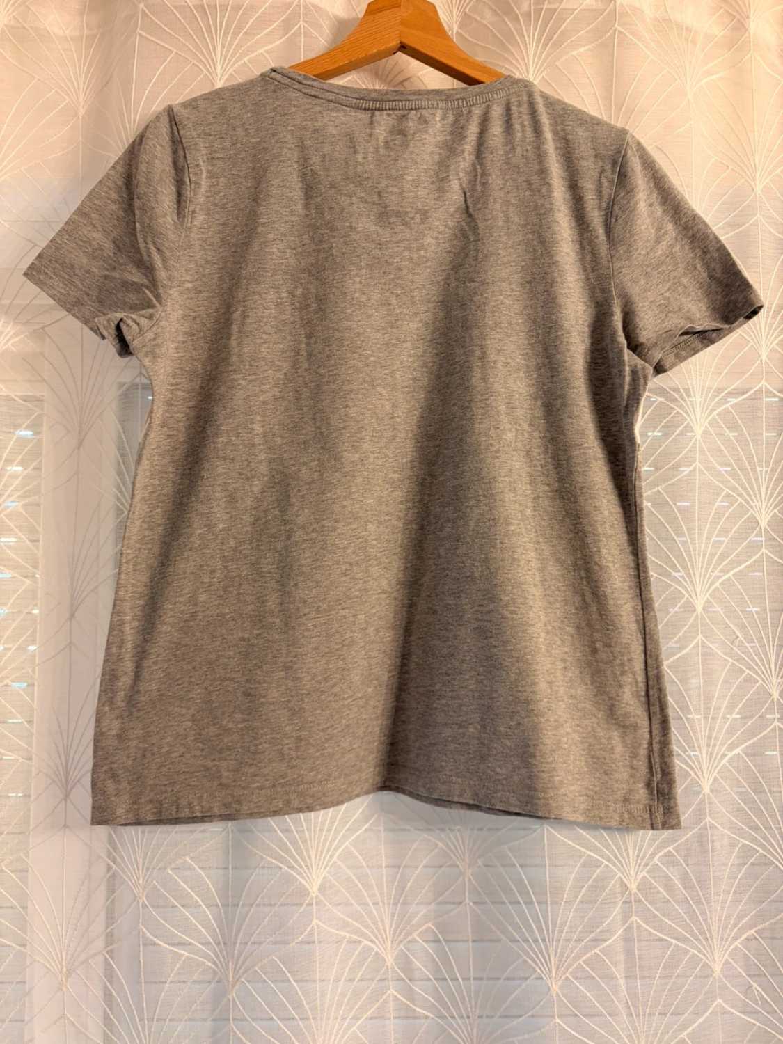 🌸🤍 T-shirt Tommy Hilfiger Gris/Blanc/Rose - Féminin & Frais