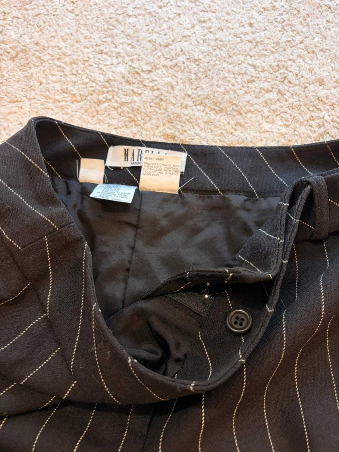 Jupe Marella à Rayures Noir/Blanc - Taille M
