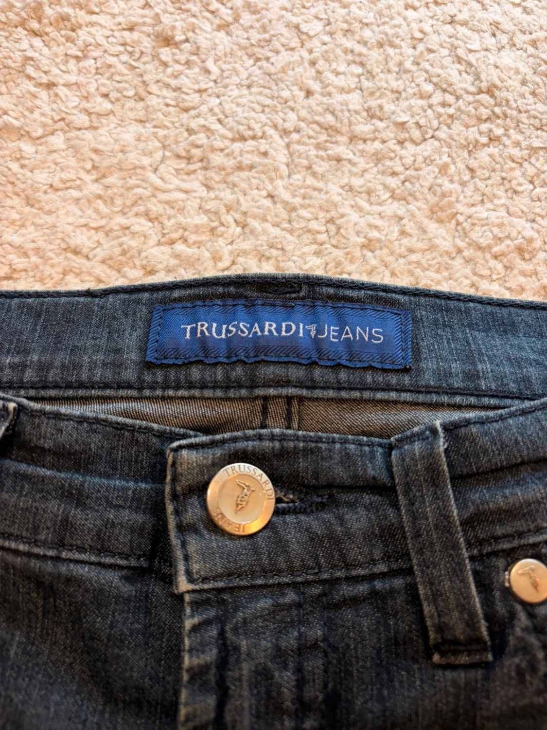 Jeans Trussardi Jeans Gris Foncé - Taille W26