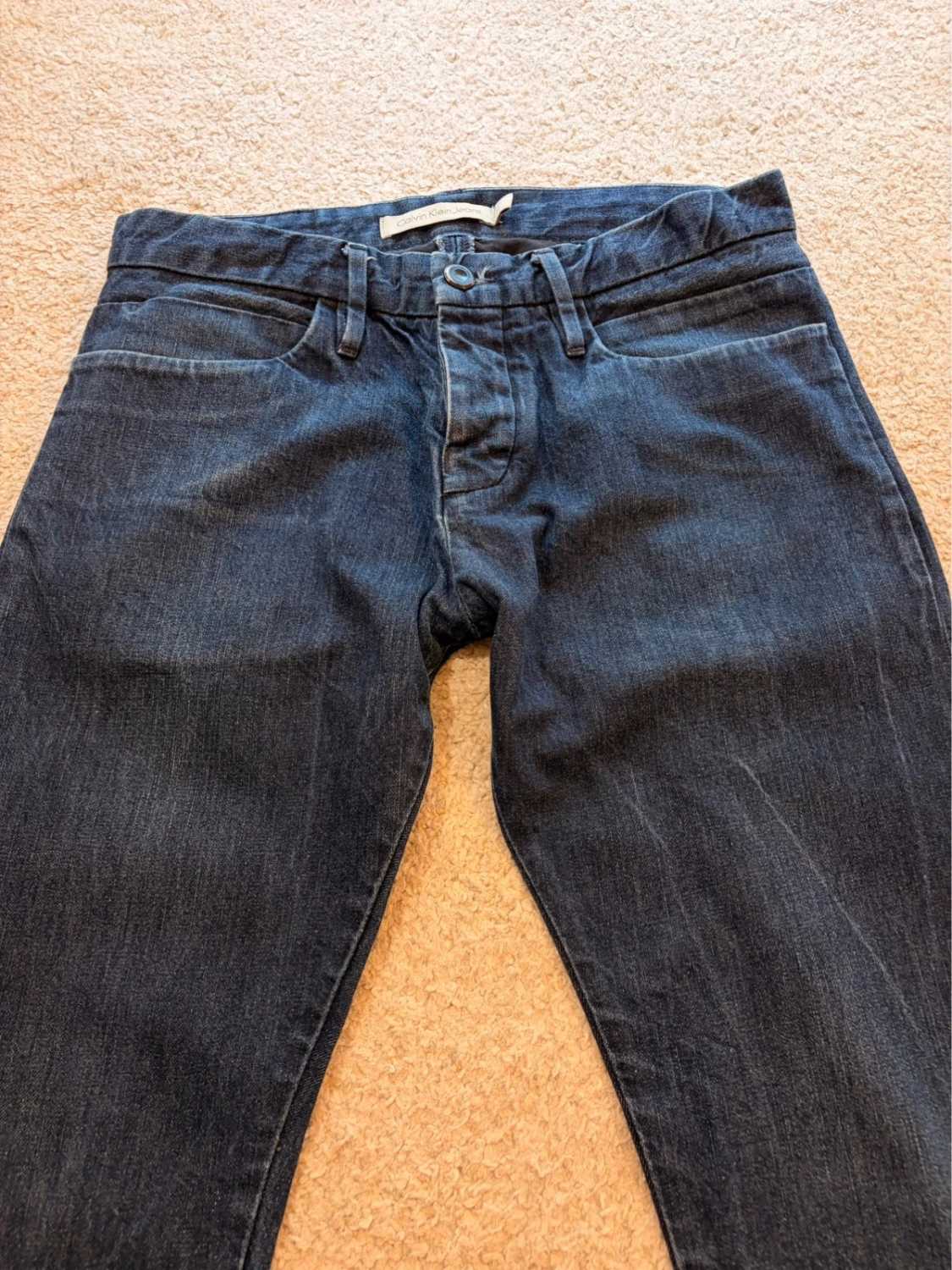 Jeans Calvin Klein Marine - Coupe Classique & Intemporelle