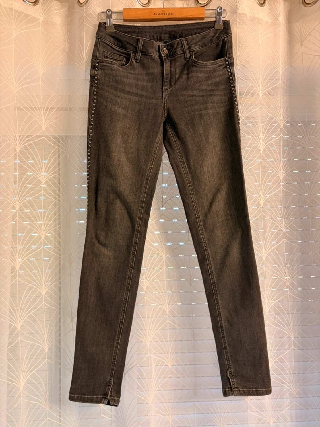Jeans Liu Jo Skinny Gris - Taille W28