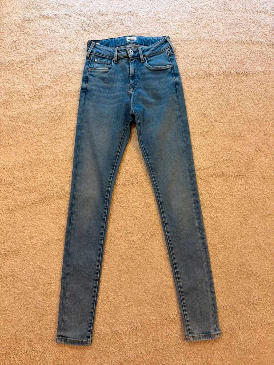 Jeans Pepe Jeans Skinny High Waist "Regent Power Flex" Bleu - Taille W24